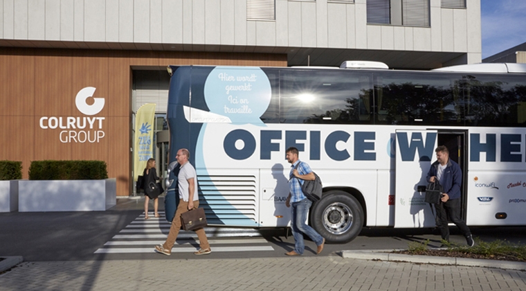 Belgische ‘Kantoorbus’ voorziet in behoefte bij werknemers