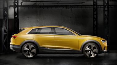 De waterstof-auto van Audi heet h-tron